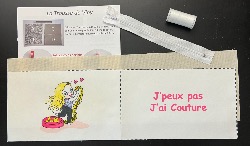 Kit Trousse - J'peux pas j'ai couture en Suédine