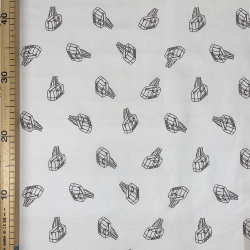 Coupon Coton - Sac Georges Blanc