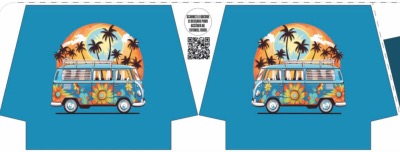 Coupon Patron velours - Maxi Trousse Van Hawai