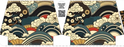 Coupon Patron velours - Maxi Trousse Japon