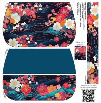 Coupon Patron - Pochette YZY Sakura Velours