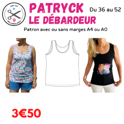 Débardeur Patryck - Tutoriel et patron à télécharger
