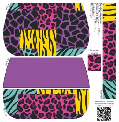 Coupon Patron - Pochette YZY Graou Multico
