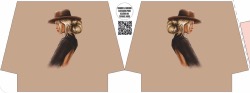 Coupon Patron velours - Maxi Trousse Camarguaise