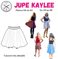 Kaylee - Jupe Patineuse - Patron et Tutoriel PDF à télécharger