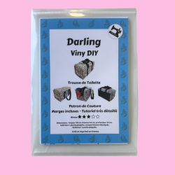 Patron Pochette Trousse de Toilette Darling