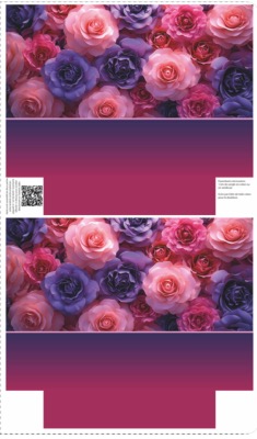 Coupon Patron - Sac Cabas Fleurs Velours