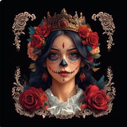 Carré Similicuir 23 cm - Mexicaine