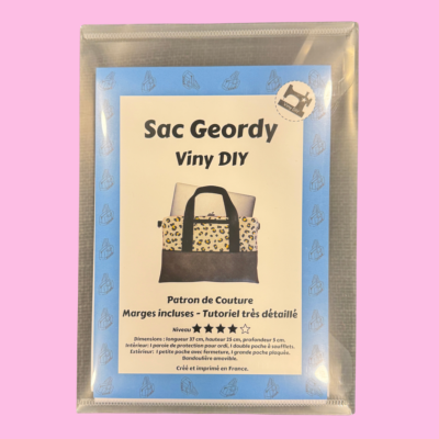 Patron Pochette Sac Geordy