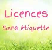 Licences sans étiquette à apposer pour 1 an