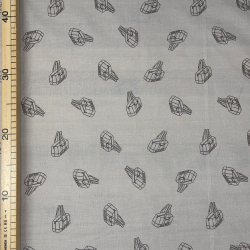 Coupon Coton - Sac Georges Gris