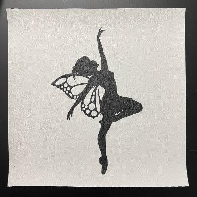Carré Similicuir 23 cm - Danseuse