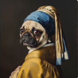 Carré Similicuir 23 cm - Catharina