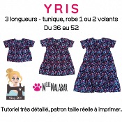 Yris - La Robe 3 longueurs - Patron et Tutoriel PDF à télécharger