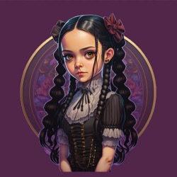 Carré Similicuir 34 cm - Mercredi