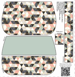 Coupon Patron - Pochette YZY Triangles