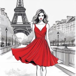 Carré Similicuir 34 cm - Fashion