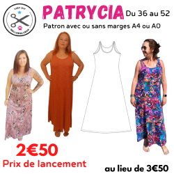 Robe Patrycia - Tutoriel et patron à télécharger