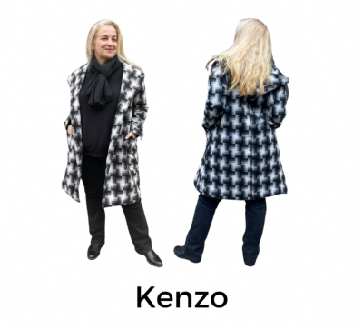 Kenzo Manteau Femme - Patron et Tutoriel PDF à télécharger