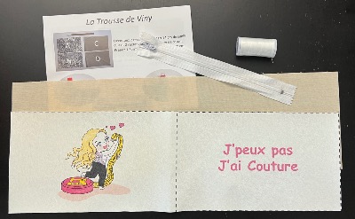 Kit Trousse - J'peux pas j'ai couture en Similicuir