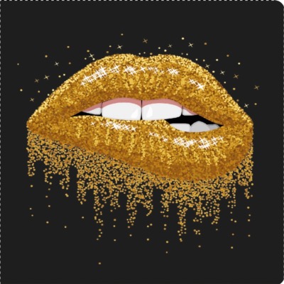 Carré Similicuir 46 cm - Bouche Dorée