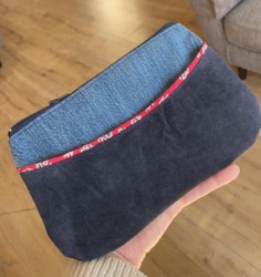 Mila pochette avec poche réversible - Tutoriel et Patron - fichier pdf à télécharger