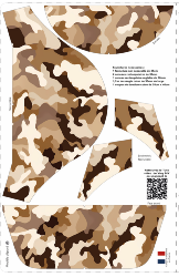 Coupon Patron - Banane Camouflage