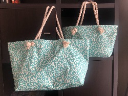 Sac de Plage Mère Fille - Tutoriel et plans de coupe 2 tailles -PDF