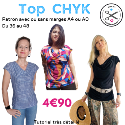 Top CHYK - Patron et Tutoriel PDF à télécharger