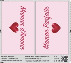 Rectangles trousse Suédine 2 x 23 cm x 14 cm - Maman d'Amour