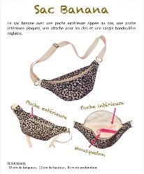 Sac Banana - Tutoriel et Patron fichiers pdf à télécharger