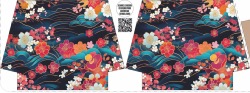Coupon Patron velours - Maxi Trousse Sakura