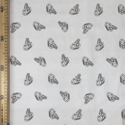 Coupon Coton - Sac Georges Blanc