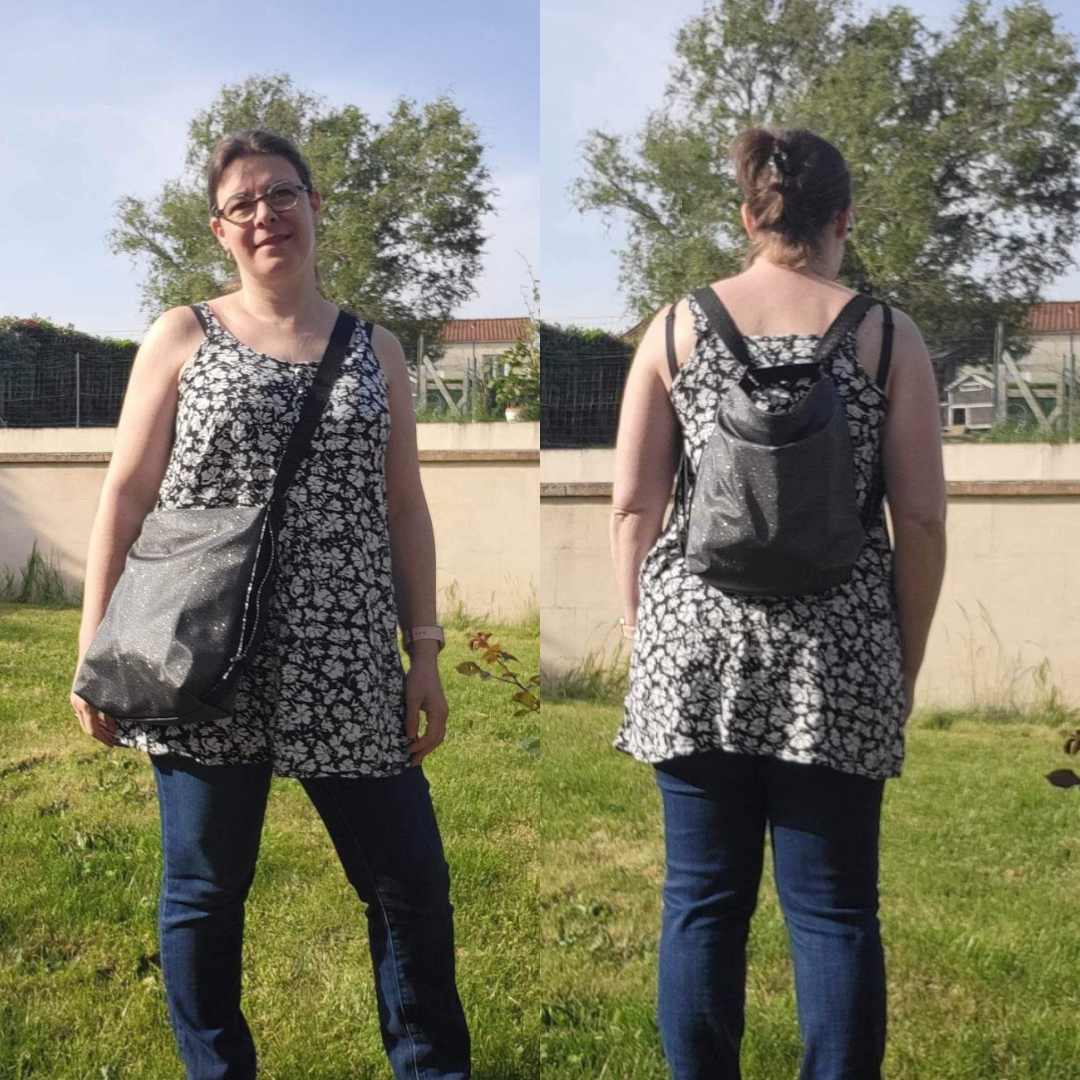 Nouveau Patron – Le sac Dora – Le sac à main convertible en sac à dos – Les  Tutos Couture de Viny – Blog de Couture et DIY