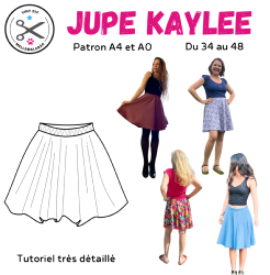 Kaylee - Jupe Patineuse - Patron et Tutoriel PDF à télécharger