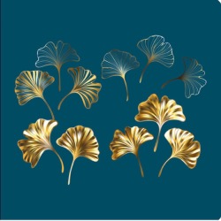 Carré Similicuir 23 cm - Ginko Canard