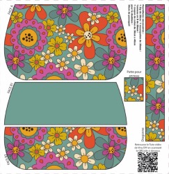 Coupon Patron - Pochette YZY Flower Power