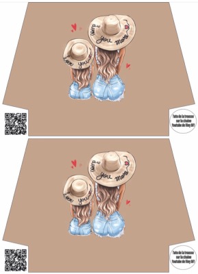 Coupon Patron - Maxi Trousse Mère et Fille 1